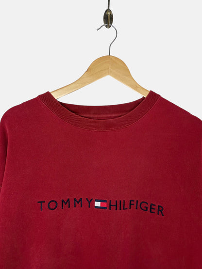 90's Tommy Hilfiger Embroidered Vintage Sweatshirt Size L-XL