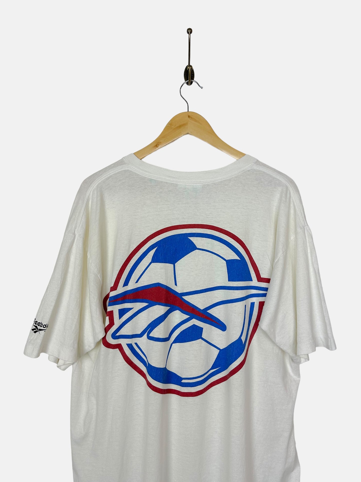 90's Reebok Football USA Made Vintage Lightweight T-Shirt Size XL