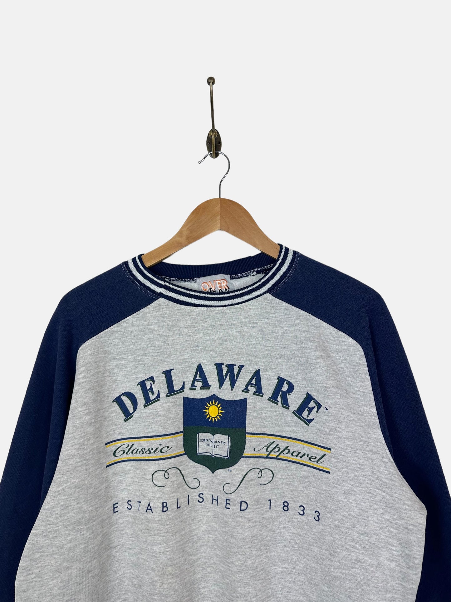 90's Delaware USA Made Vintage Sweatshirt Size 8-10