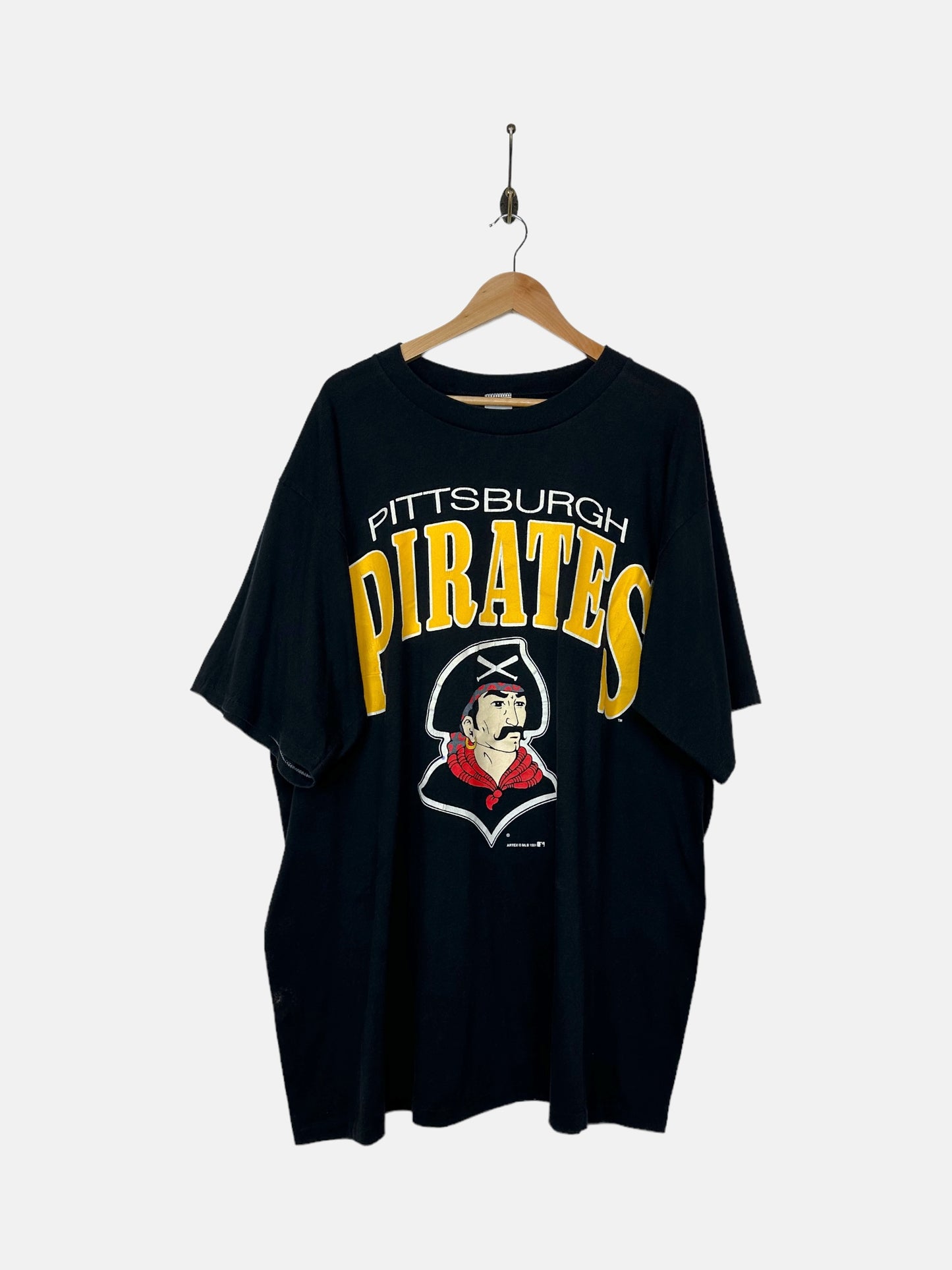 1991 Pittsburgh Pirates MLB USA Made Vintage T-Shirt Size 3XL