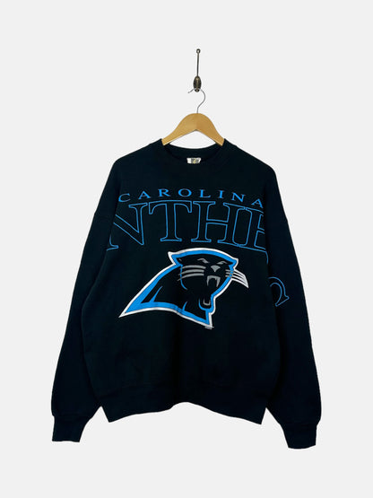 90's Carolina Panthers NFL USA Made Vintage Sweatshirt Size L