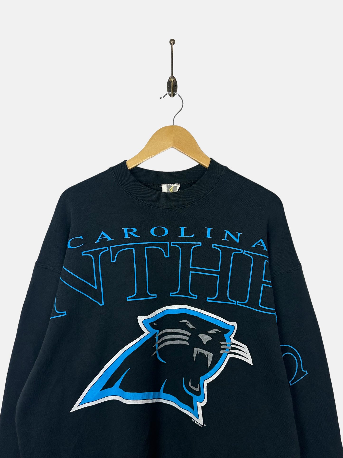 90's Carolina Panthers NFL USA Made Vintage Sweatshirt Size L