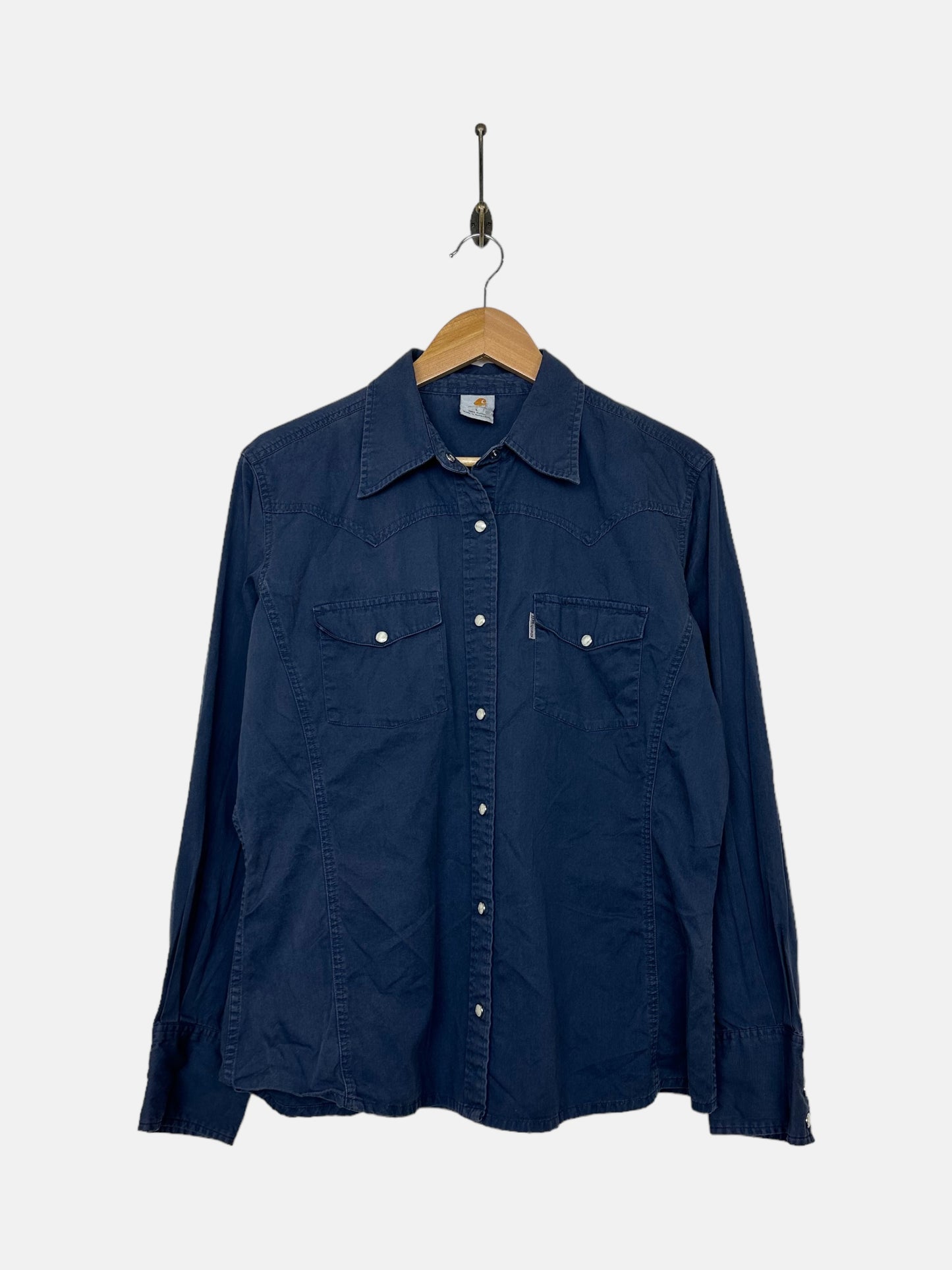 90's Carhartt Vintage Button-Up Shirt Size 8-10