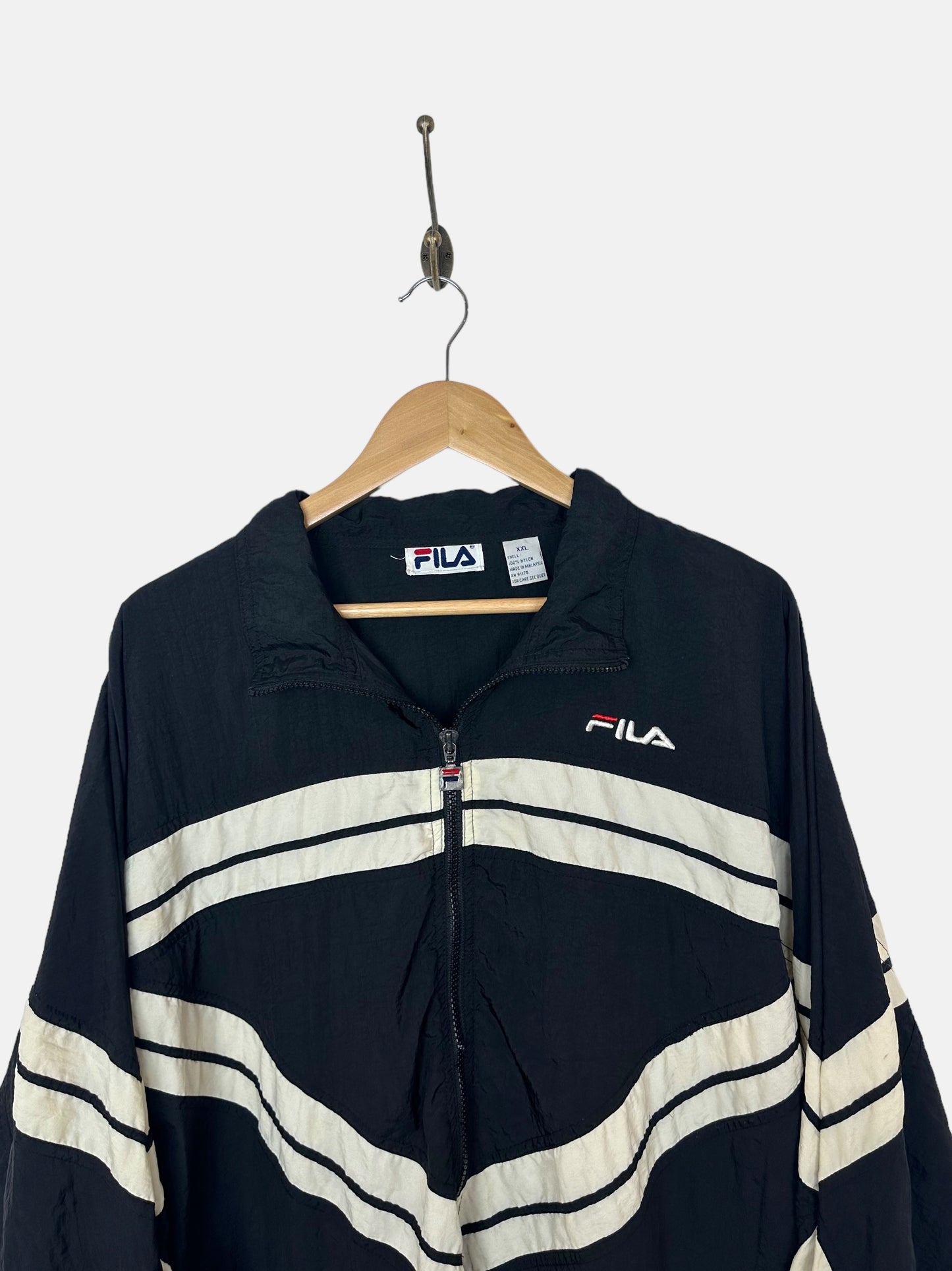 90's Fila Embroidered Vintage Windbreaker Jacket Size XL-2XL