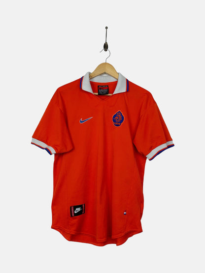 1997 Nike Netherlands Home Kit Vintage Football Jersey Size M