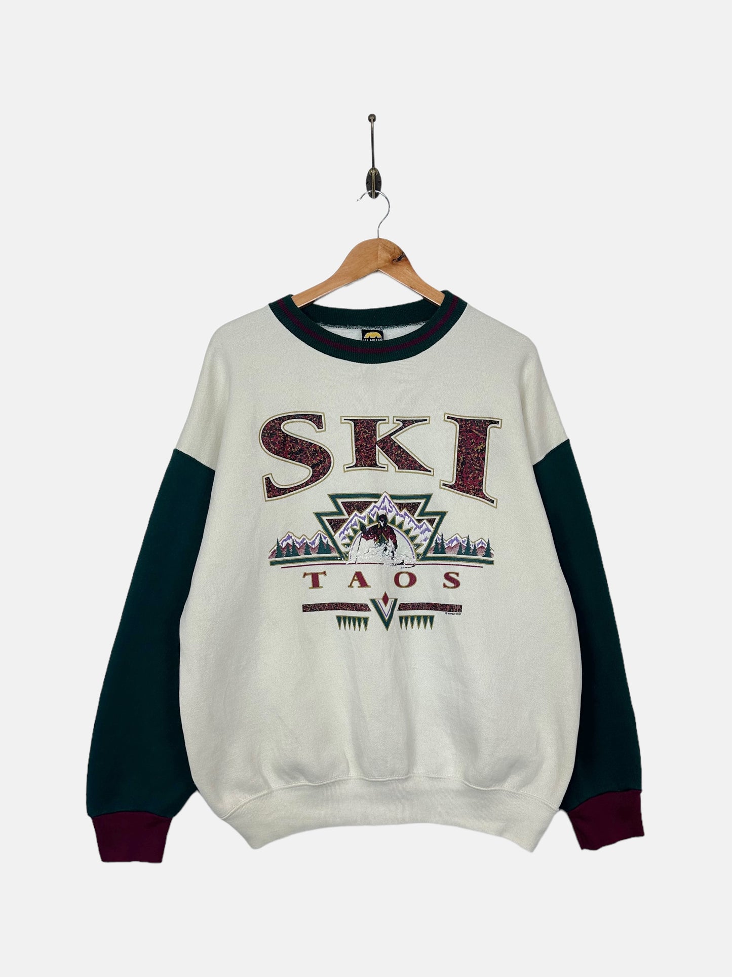 90's Taos Ski Valley USA Made Vintage Sweatshirt Size M-L