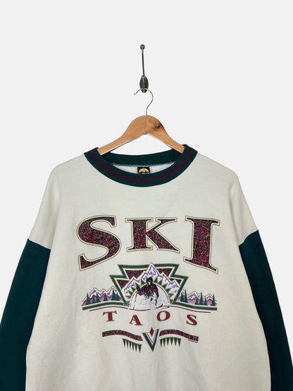 90's Taos Ski Valley USA Made Vintage Sweatshirt Size M-L