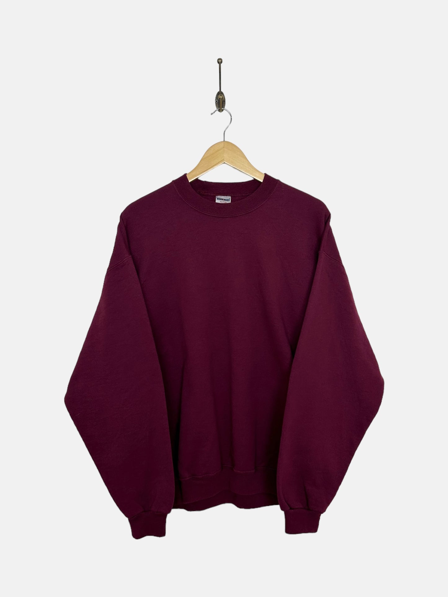 90's Maroon Vintage Sweatshirt Size M