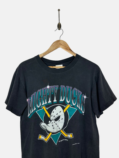 90's Anaheim Mighty Ducks NHL USA Made Vintage T-Shirt Size 8-10