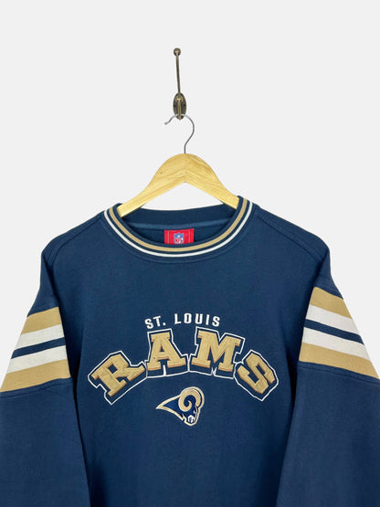 90's St Louis Rams NFL Embroidered Vintage Sweatshirt Size M