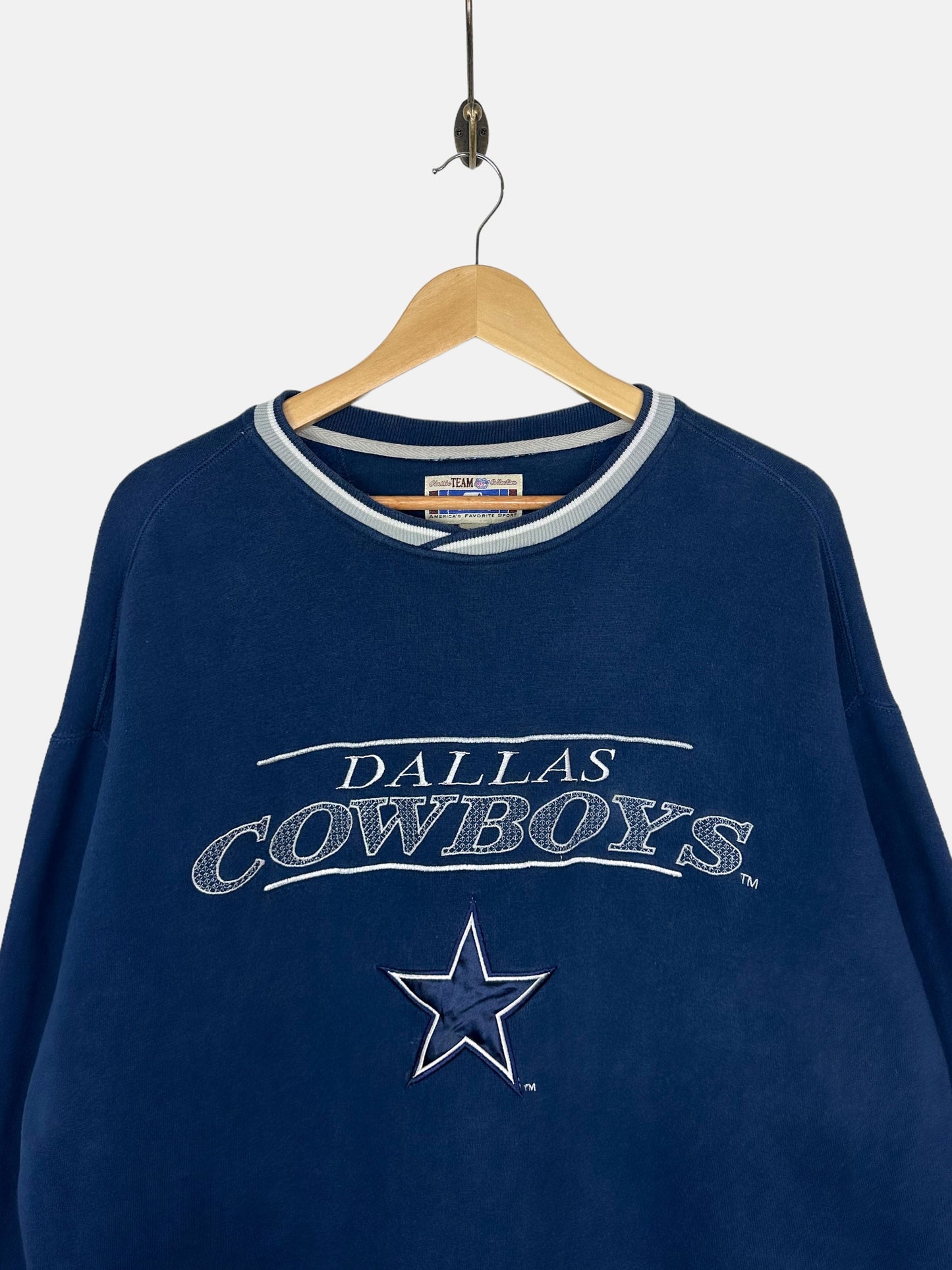 90's Starter Dallas Cowboys NFL Embroidered Vintage Sweatshirt Size XL