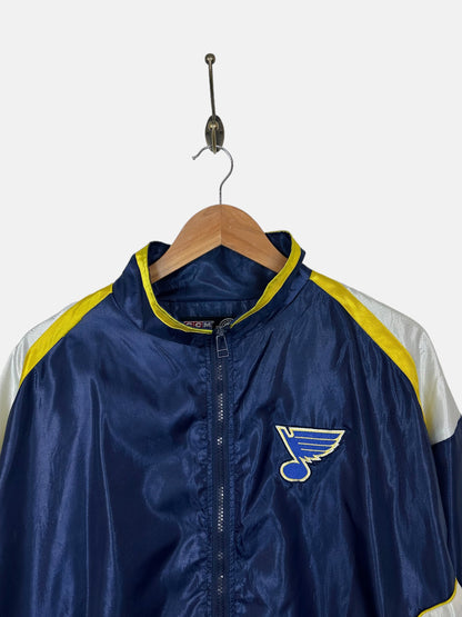 90's St Louis Blues NHL Embroidered Vintage Jacket Size L