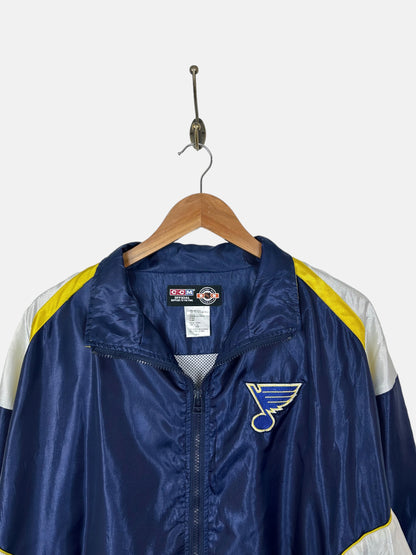 90's St Louis Blues NHL Embroidered Vintage Jacket Size L