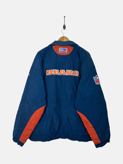 90's Reebok Chicago Bears NFL Embroidered Vintage Thick Jacket Size XL