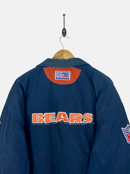 90's Reebok Chicago Bears NFL Embroidered Vintage Thick Jacket Size XL