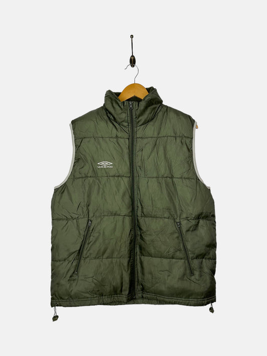 90's Umbro Embroidered Vintage Puffer Vest Size M-L