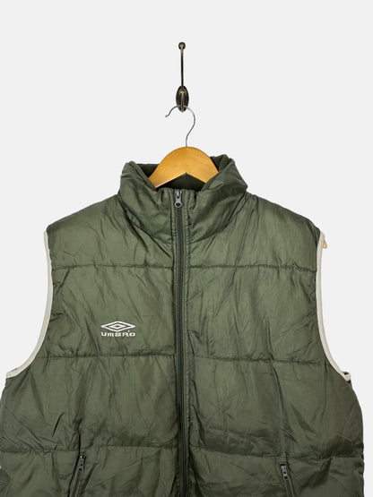 90's Umbro Embroidered Vintage Puffer Vest Size M-L