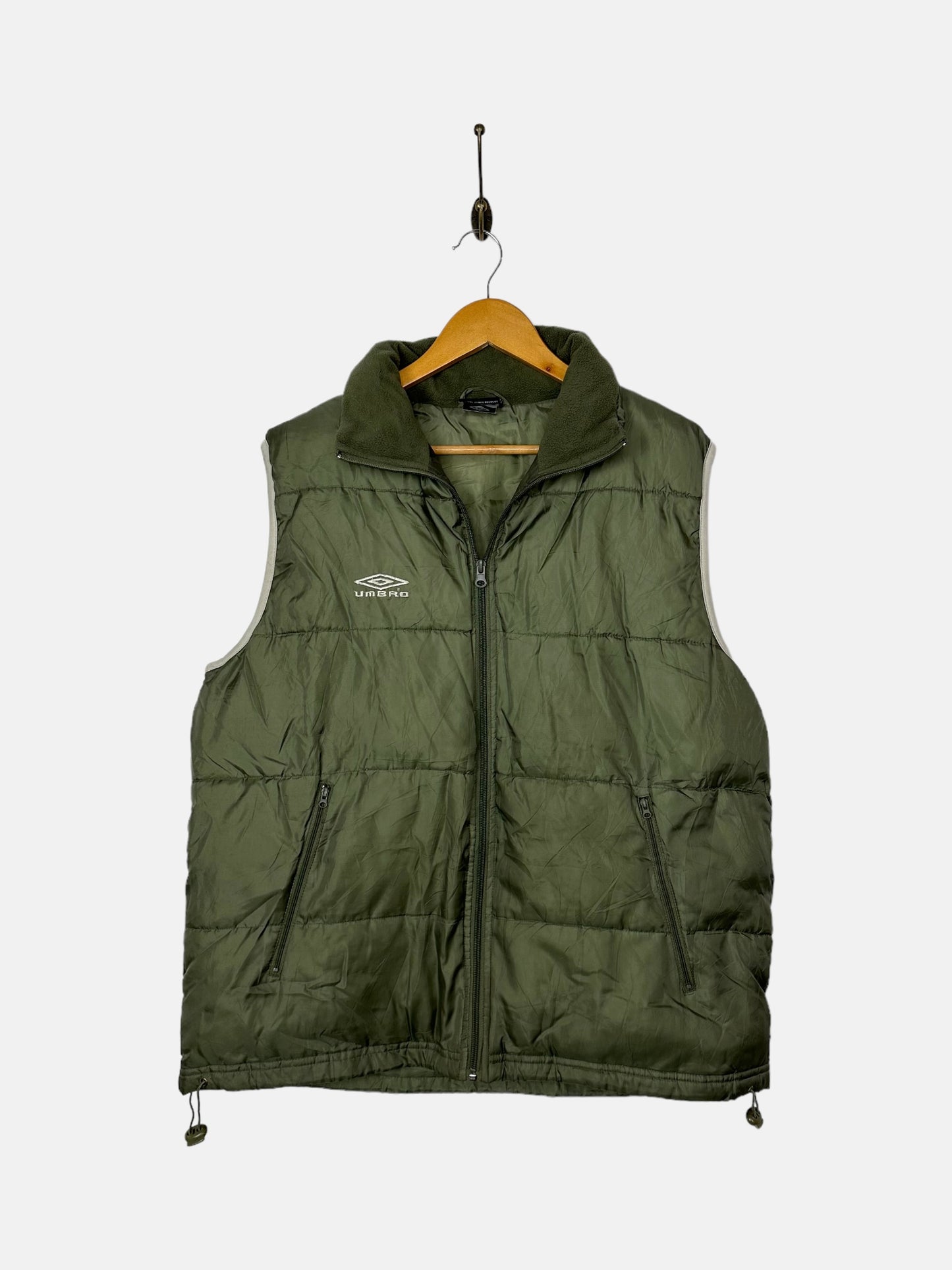 90's Umbro Embroidered Vintage Puffer Vest Size M-L