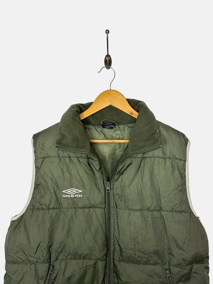 90's Umbro Embroidered Vintage Puffer Vest Size M-L