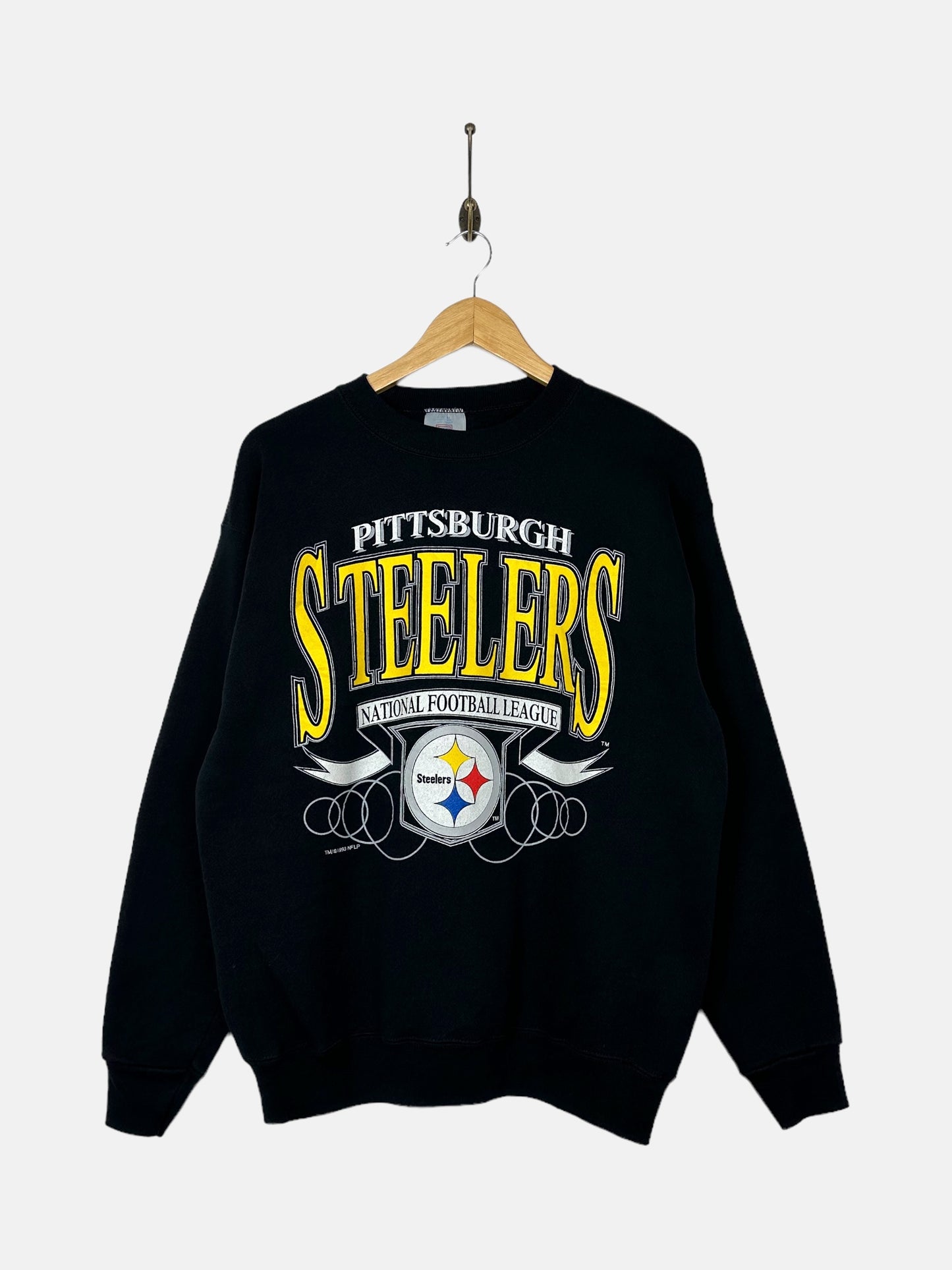 1993 Pittsburgh Steelers NFL USA Made Vintage Sweatshirt Size M