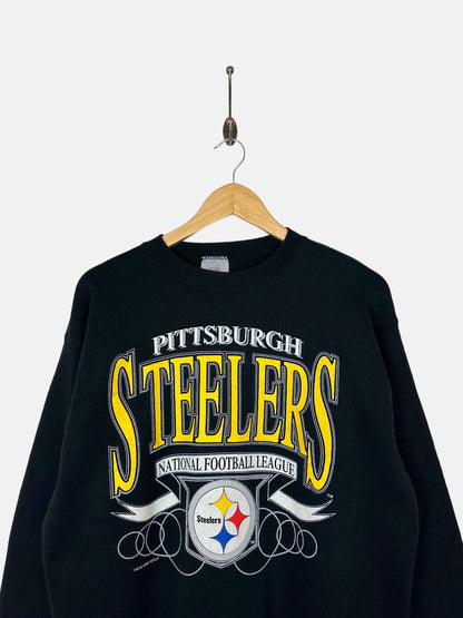 1993 Pittsburgh Steelers NFL USA Made Vintage Sweatshirt Size M