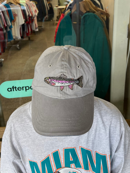 90's Trout Embroidered Vintage Cap