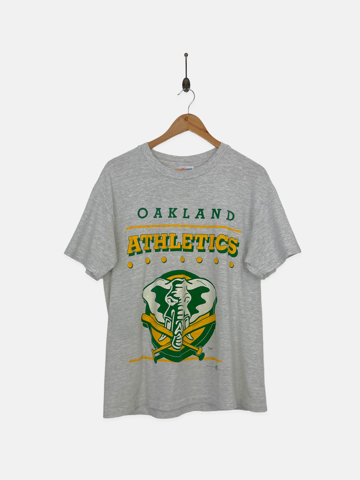 Vintage MLB Oakland Athletics Tee Shirt 1992 Size XL Made in USA