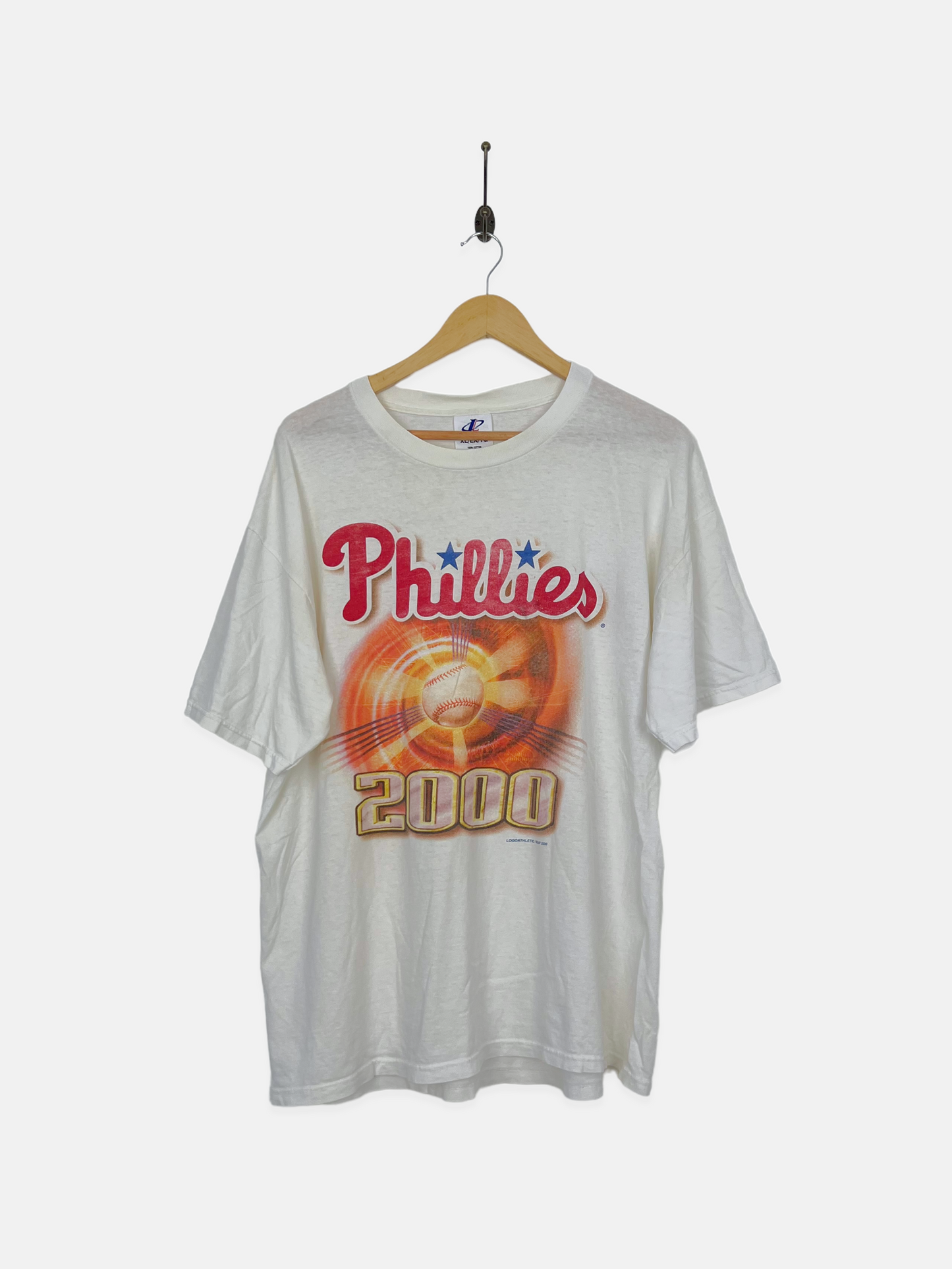 Gildan, Shirts, Vintage Phillies Baseball Signed White Unisex Tshirt