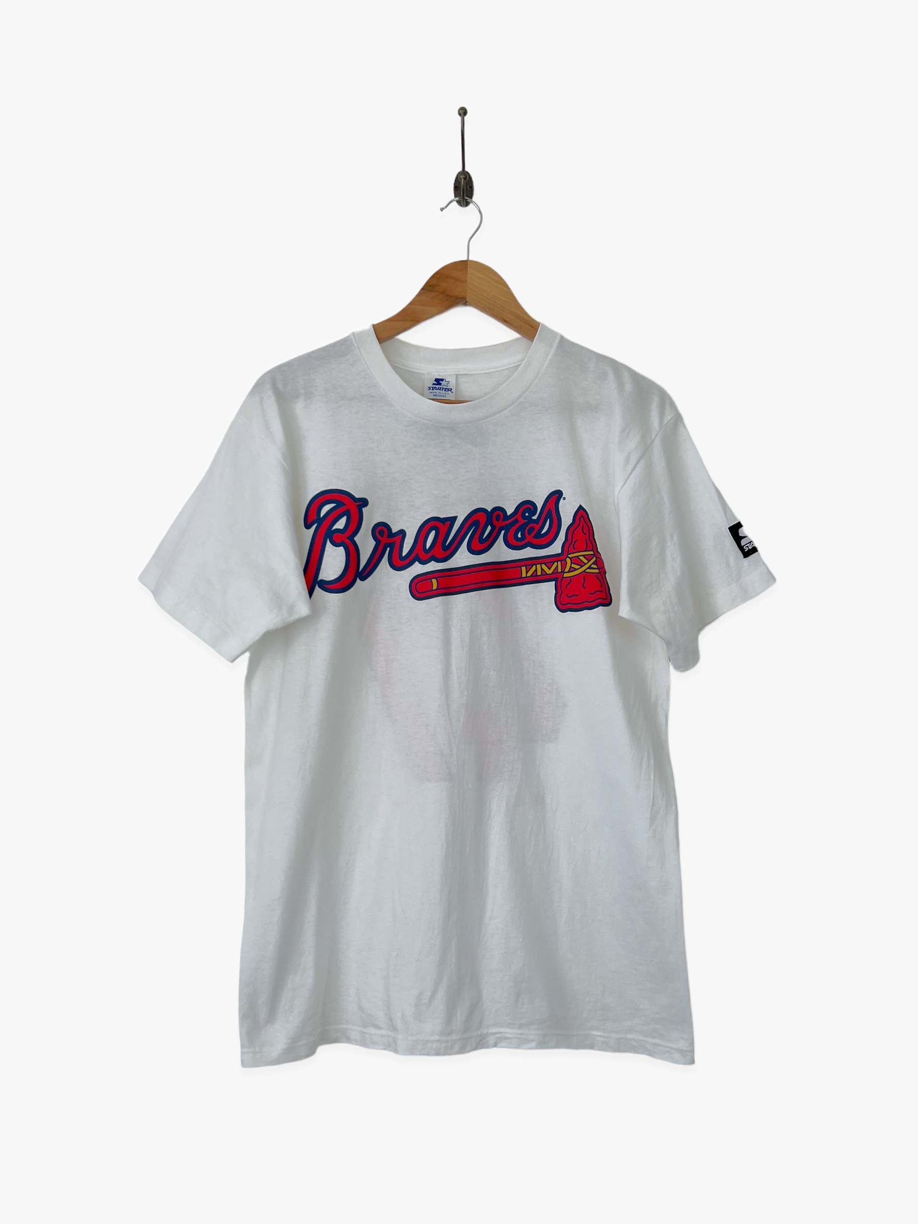 1996 Atlanta Braves MLB Starter USA Made Vintage T-Shirt Size 10