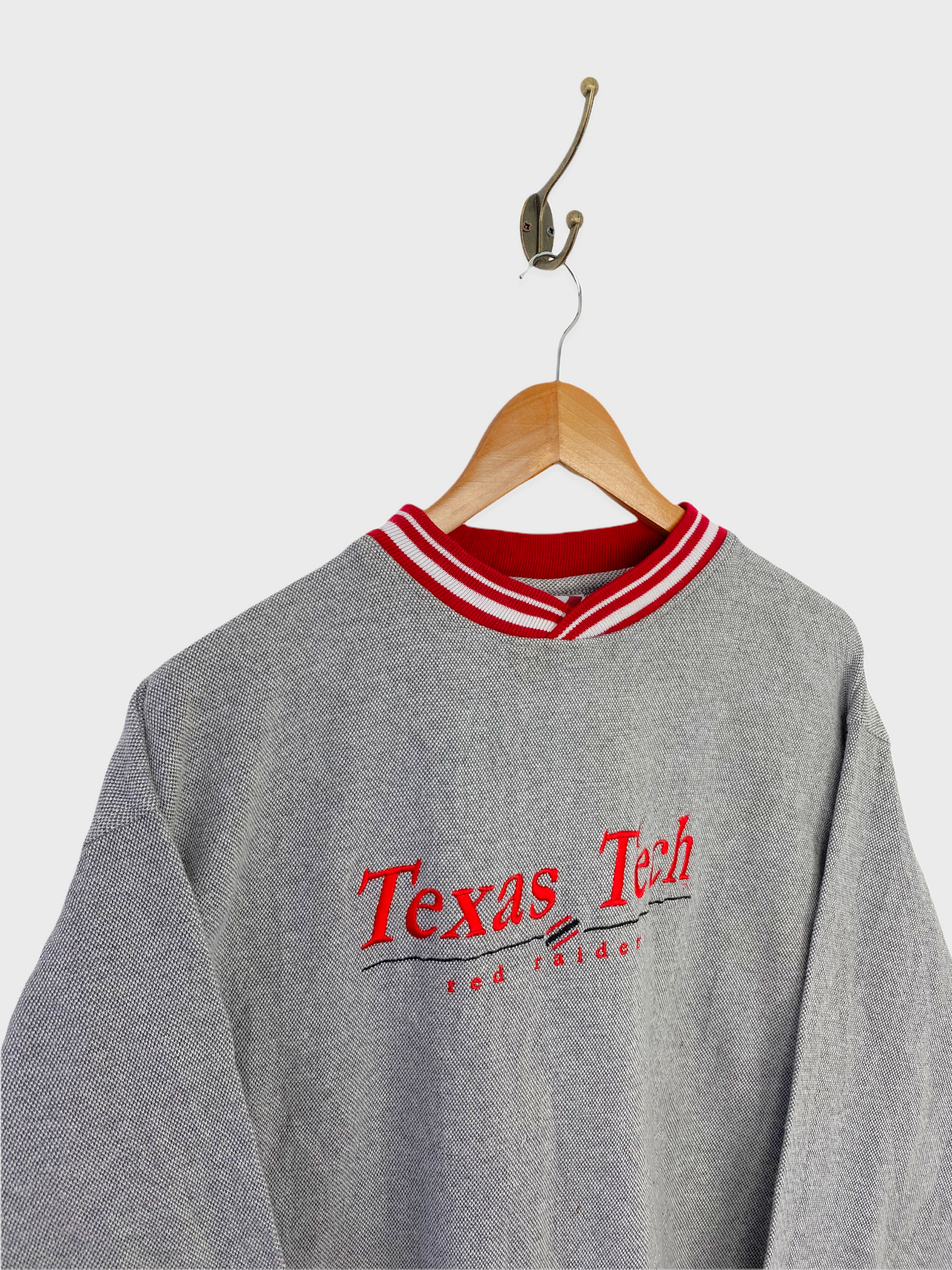 90's Texas Tech Raiders Embroidered Sweatshirt Size 8-10