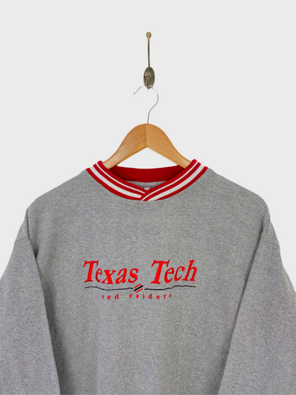 90's Texas Tech Raiders Embroidered Sweatshirt Size 8-10